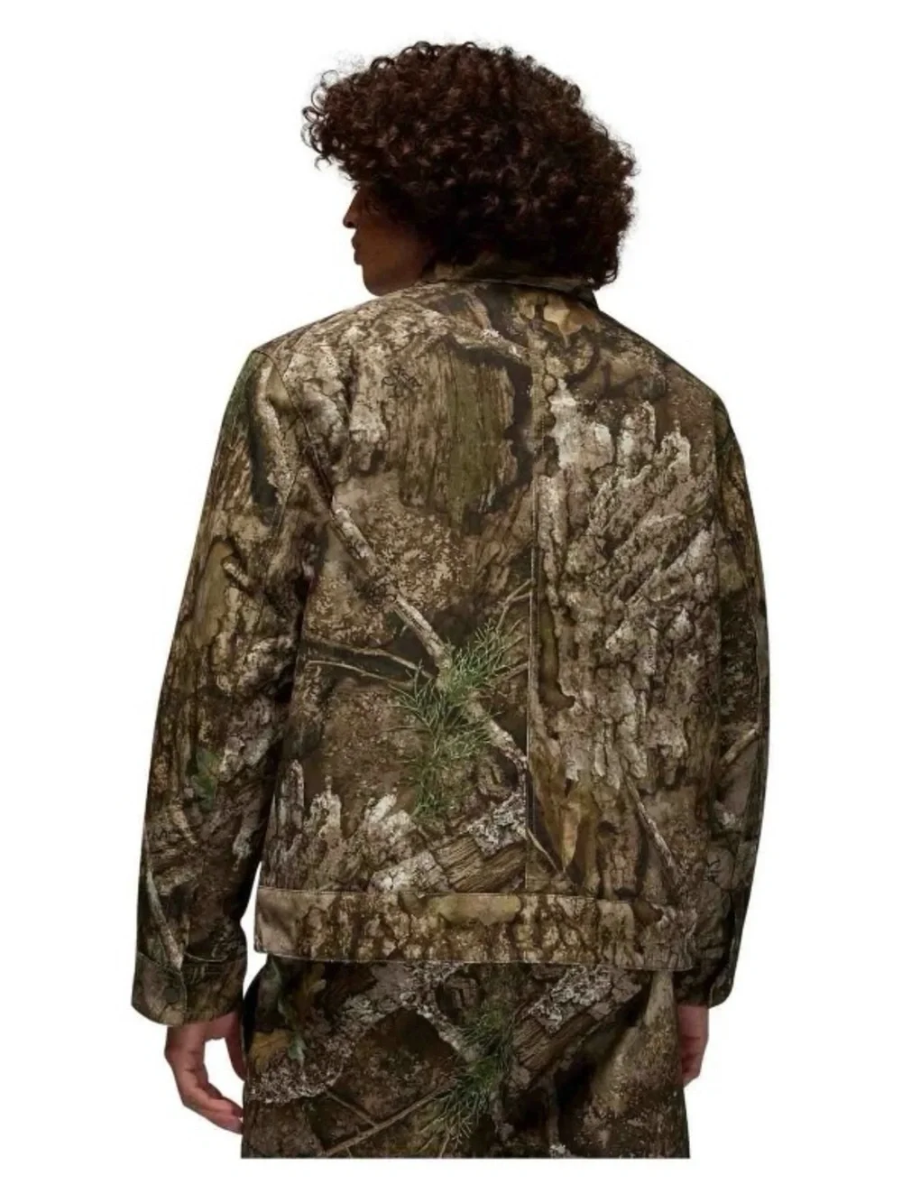 Nike Men's Air Jordan Flight Chicago Realtree Jacket Olive Sail Sz large/small